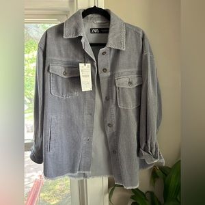 Zara corduroyed oversize jacket
